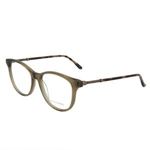 Bottega Veneta Unisex Havana Square Eyeglasses!